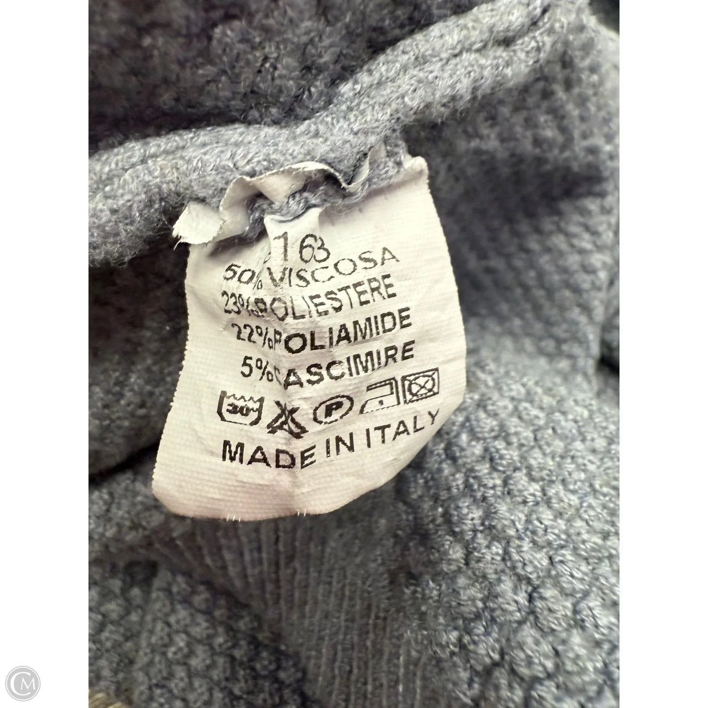 Sweater By Made in Italy In Grey & Silver, Size: M