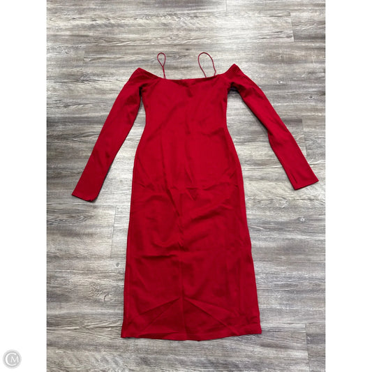Dress Designer By Alice + Olivia In Red, Size: 4