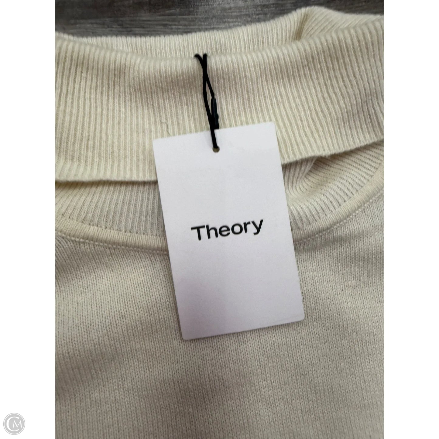 Sweater Cashmere By Theory In Cream, Size: Xs