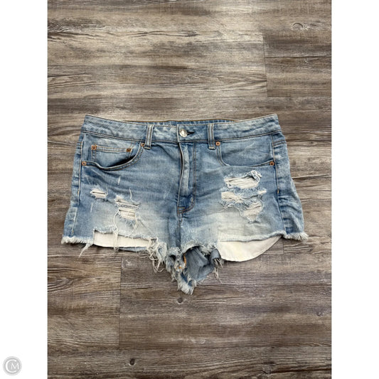 Shorts By American Eagle In Blue Denim, Size: 12