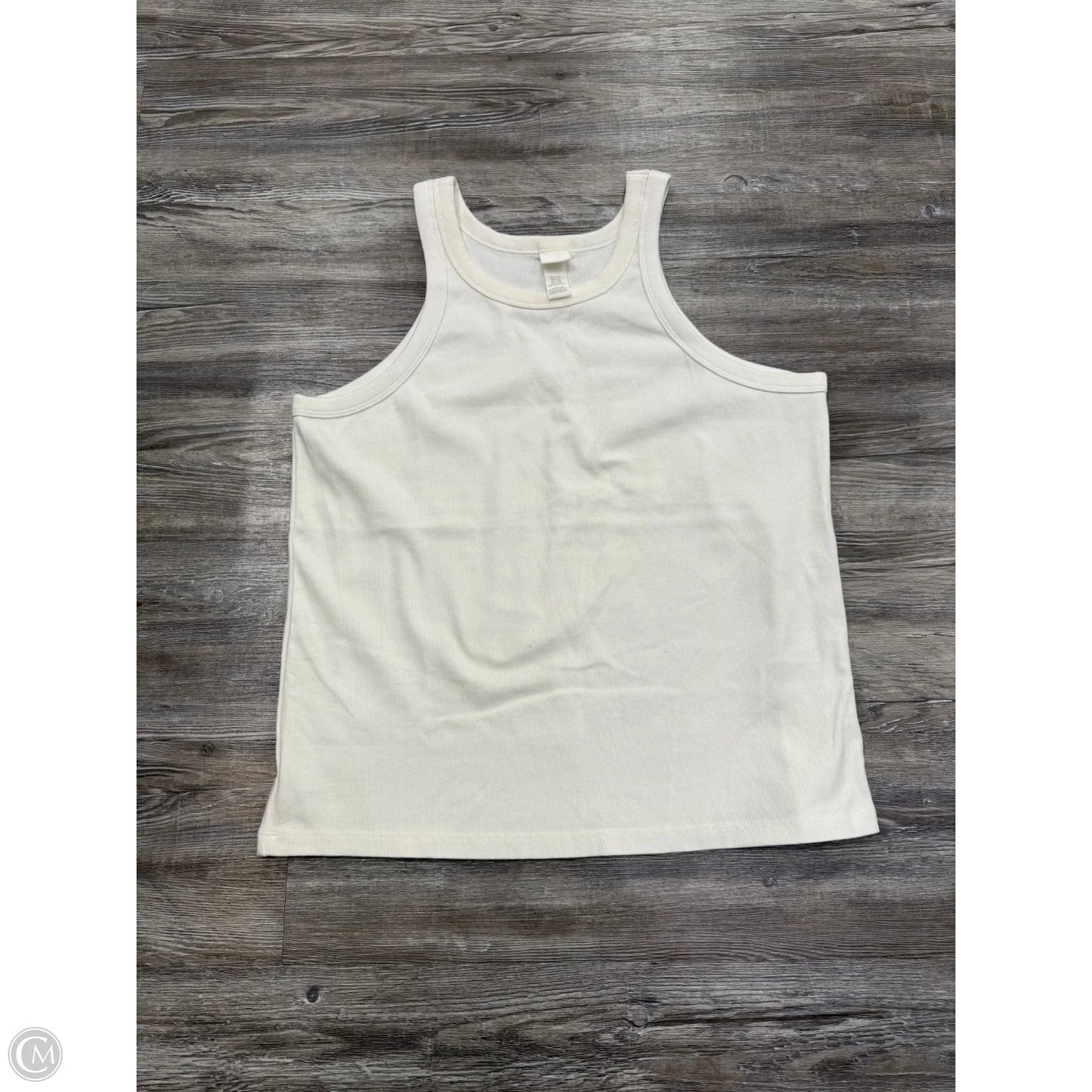 Top Sleeveless Basic By H&m In Cream, Size: Xxl