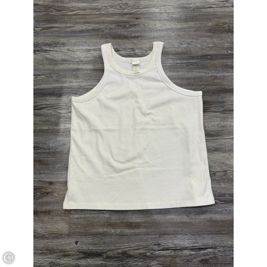 Top Sleeveless Basic By H&m In Cream, Size: Xxl
