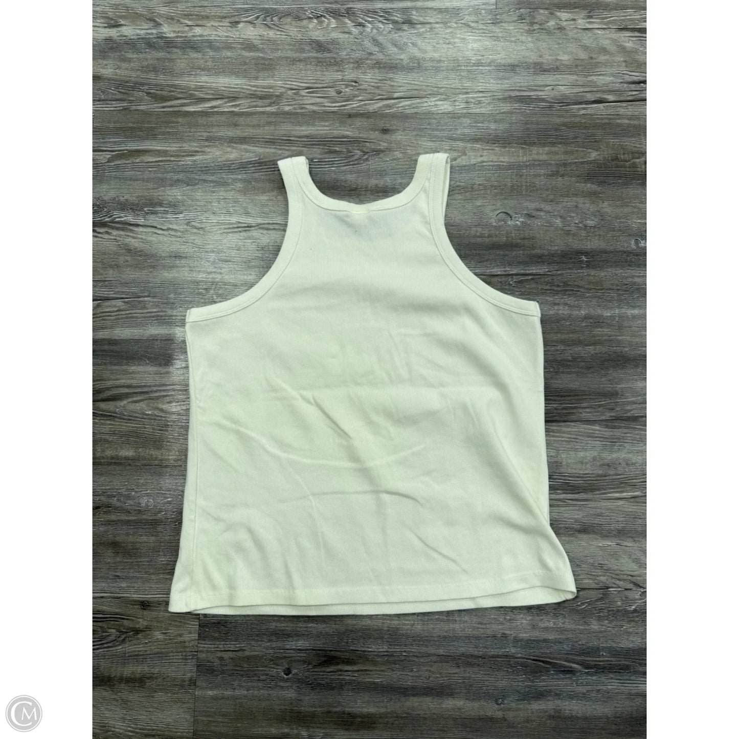 Top Sleeveless Basic By H&m In Cream, Size: Xxl