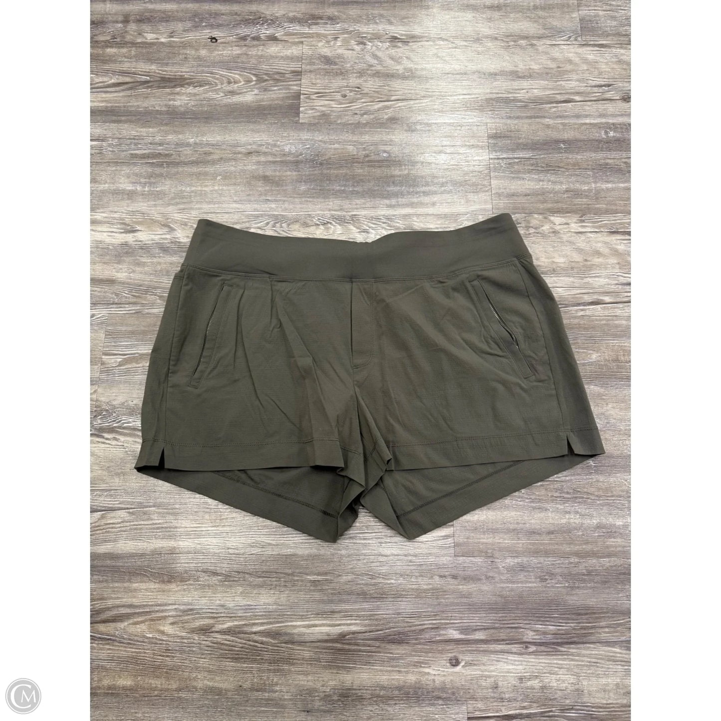 Athletic Shorts By Athleta In Green, Size: 2x