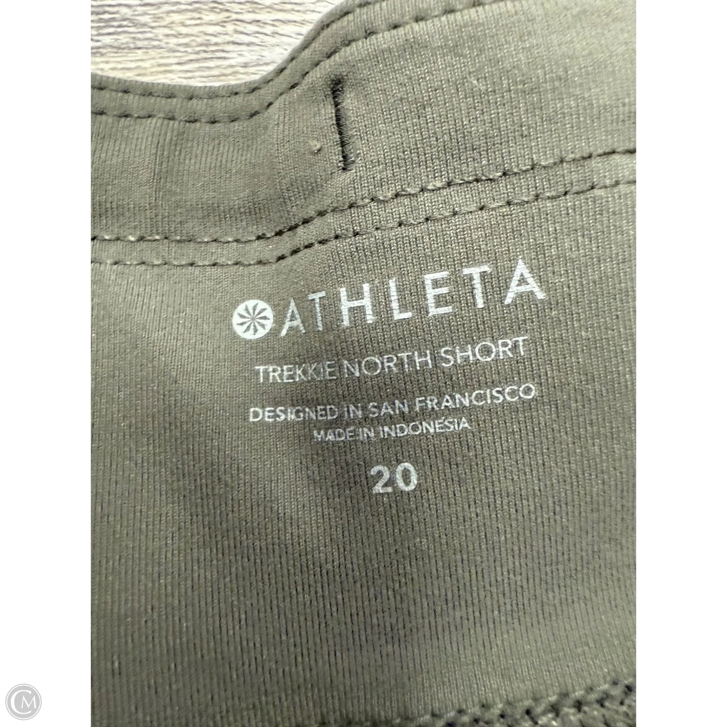 Athletic Shorts By Athleta In Green, Size: 2x