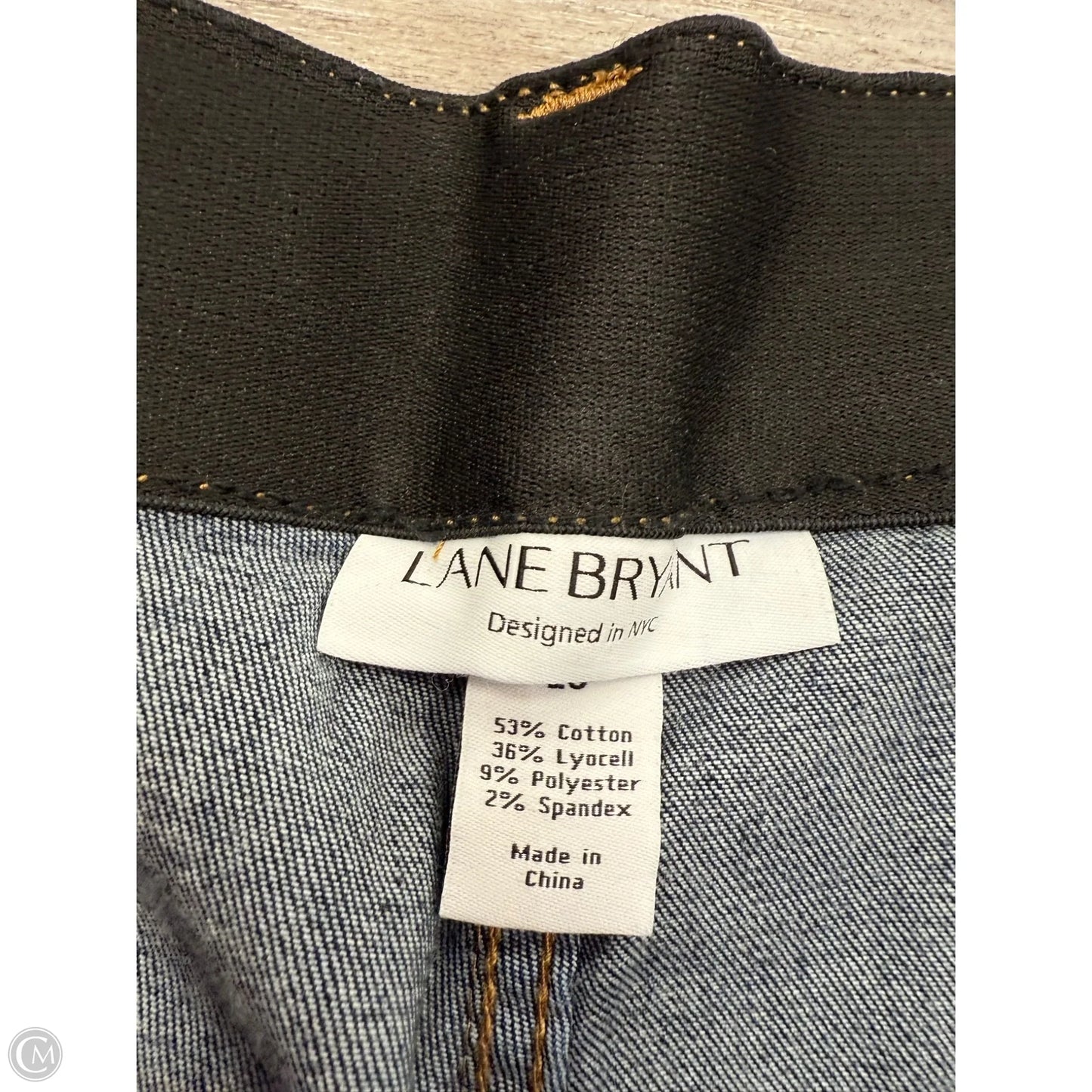 Jeans Wide Leg By Lane Bryant In Blue Denim, Size: 20
