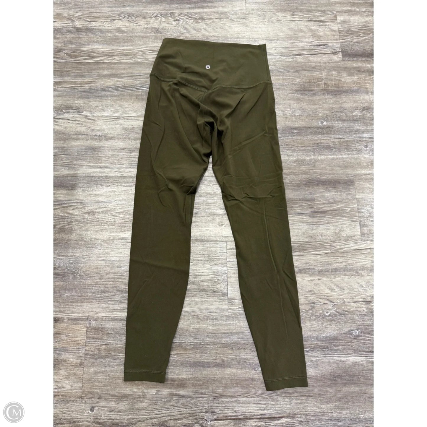 Athletic Leggings By Lululemon In Green, Size: 8