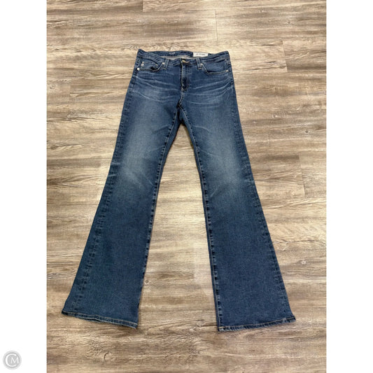 Jeans Boot Cut By Ag Jeans In Blue Denim, Size: 8