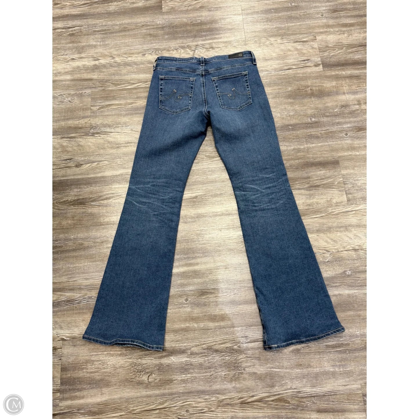 Jeans Boot Cut By Ag Jeans In Blue Denim, Size: 8