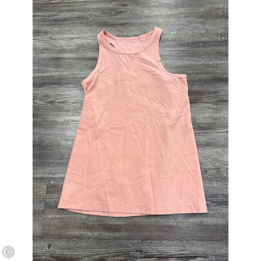 Athletic Tank Top By Lululemon In Pink, Size: M