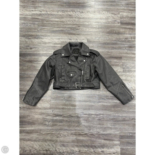 Jacket Moto By Blanknyc In Black & Grey, Size: Xs
