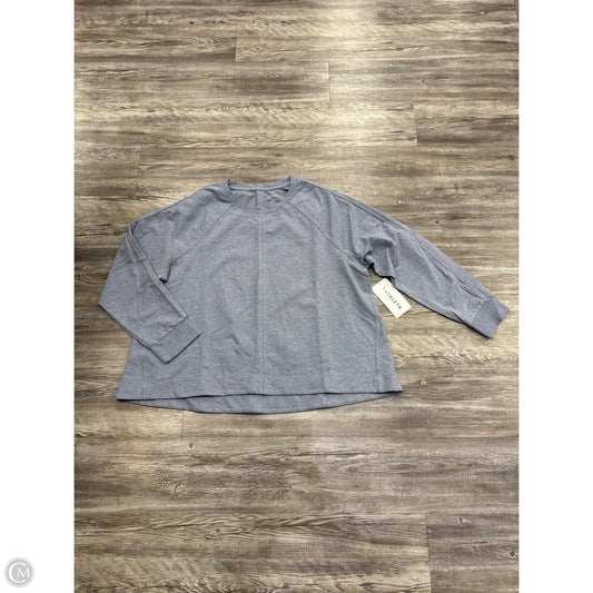 Athletic Sweatshirt Crewneck By Athleta In Blue, Size: 2x