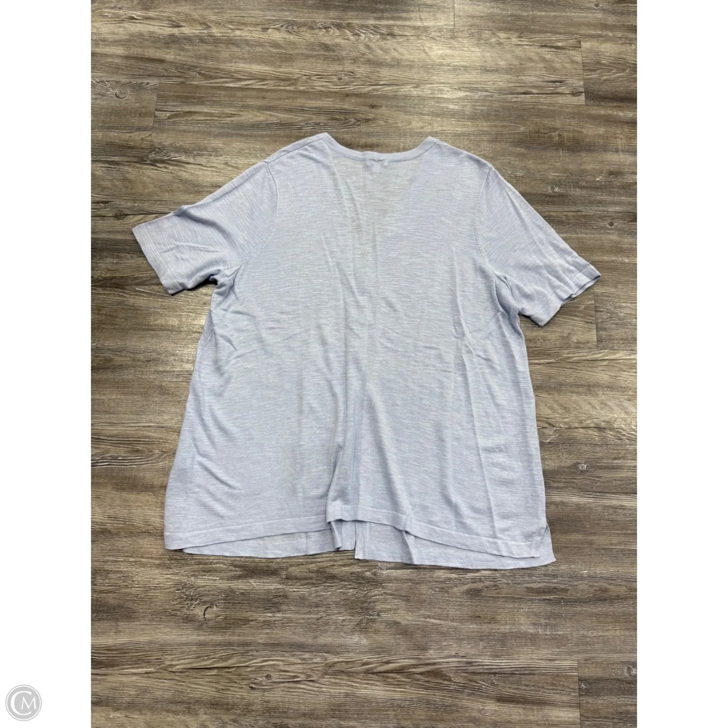 Sweater Cardigan By J. Jill In Blue, Size: 2x