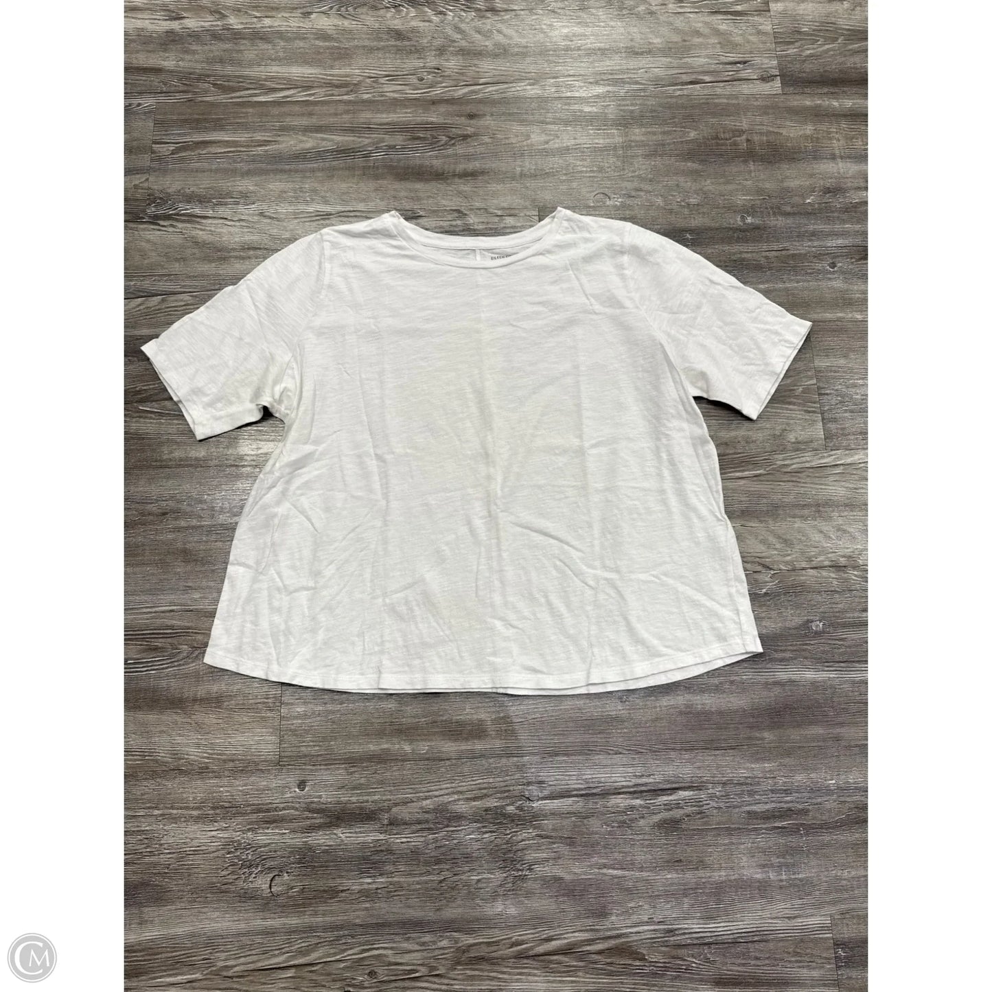 Top Sleeveless Basic By Eileen Fisher In White, Size: Xl