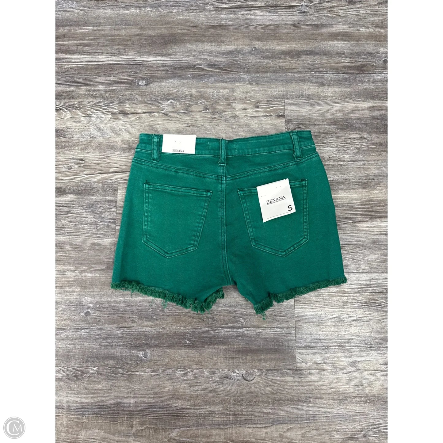 Shorts By Zenana In Green, Size: M