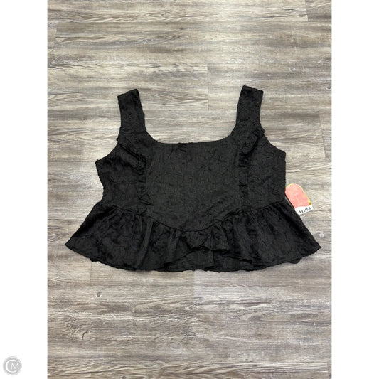 Top Sleeveless By Arula In Black, Size: 3x