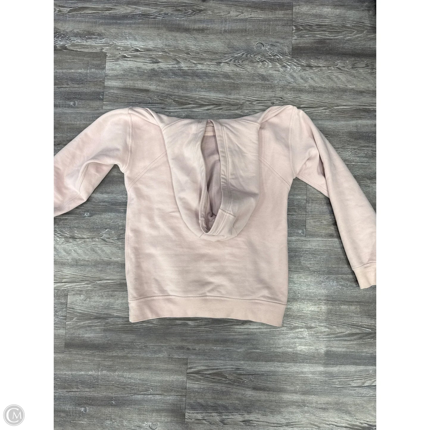 Athletic Sweatshirt Hoodie By Lululemon In Pink, Size: 6