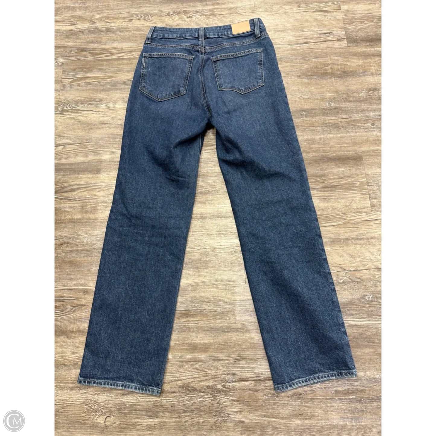 Jeans Straight By Paige In Blue Denim, Size: 6