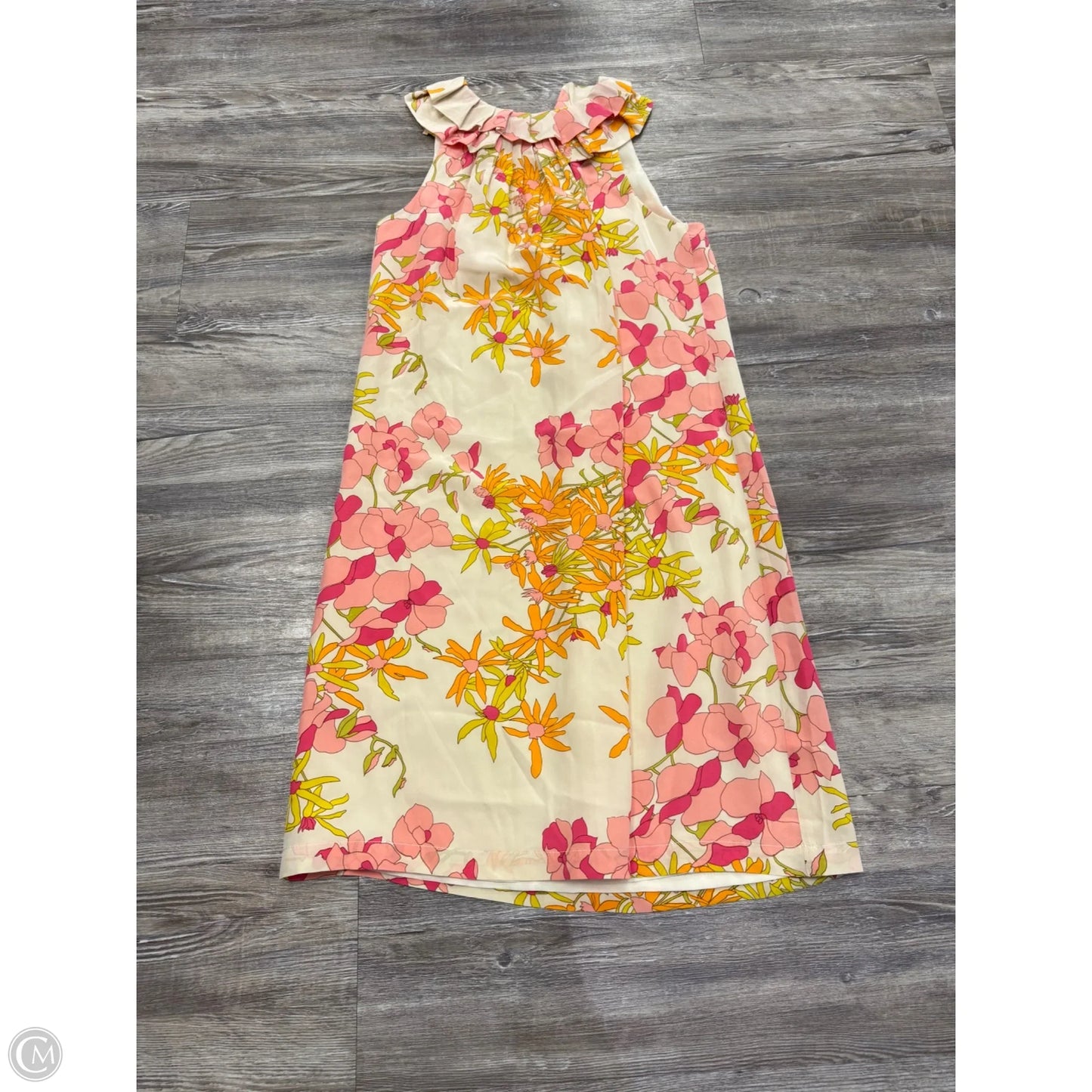 Dress Party Short By Sara Campbell In Orange & Pink, Size: Xs