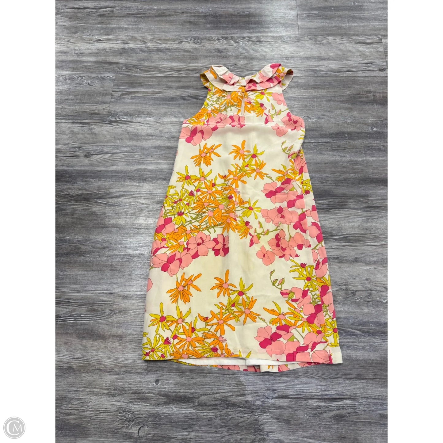 Dress Party Short By Sara Campbell In Orange & Pink, Size: Xs