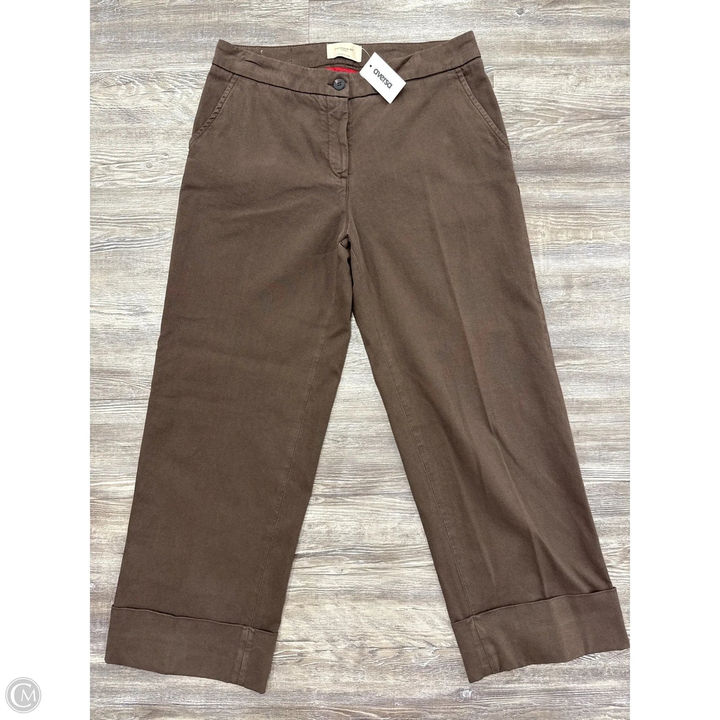 Pants Wide Leg By Cmc In Brown, Size: 8
