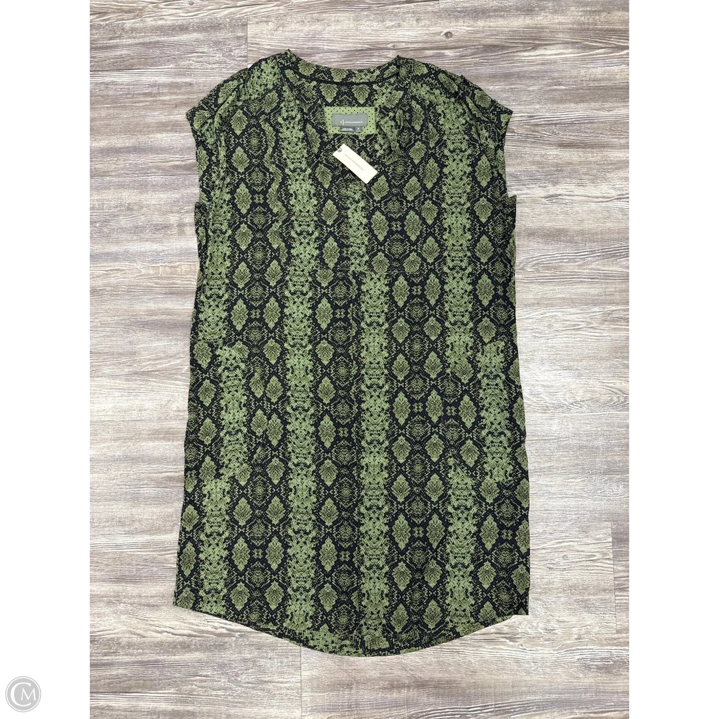 Dress Casual Midi By Anthropologie In Snakeskin Print, Size: M