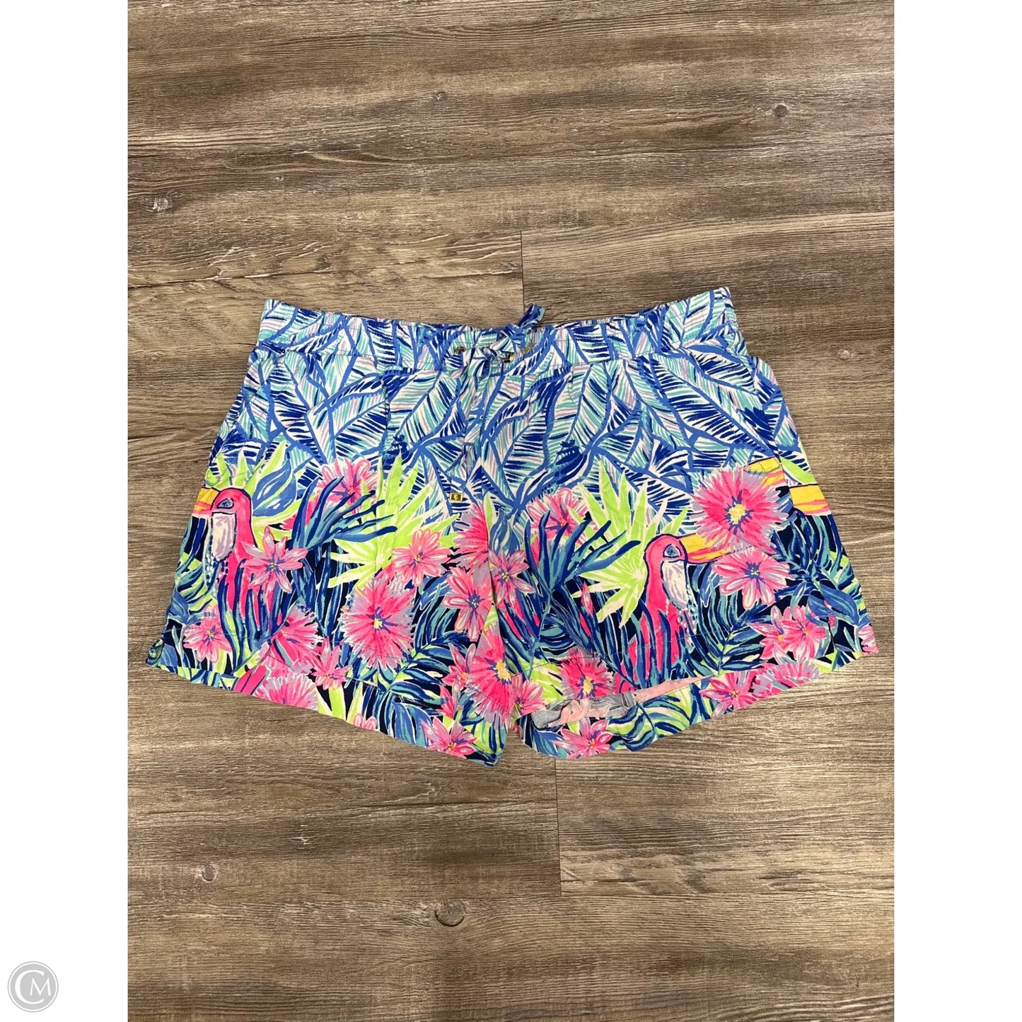 Shorts Designer By Lilly Pulitzer In Blue & Pink, Size: S