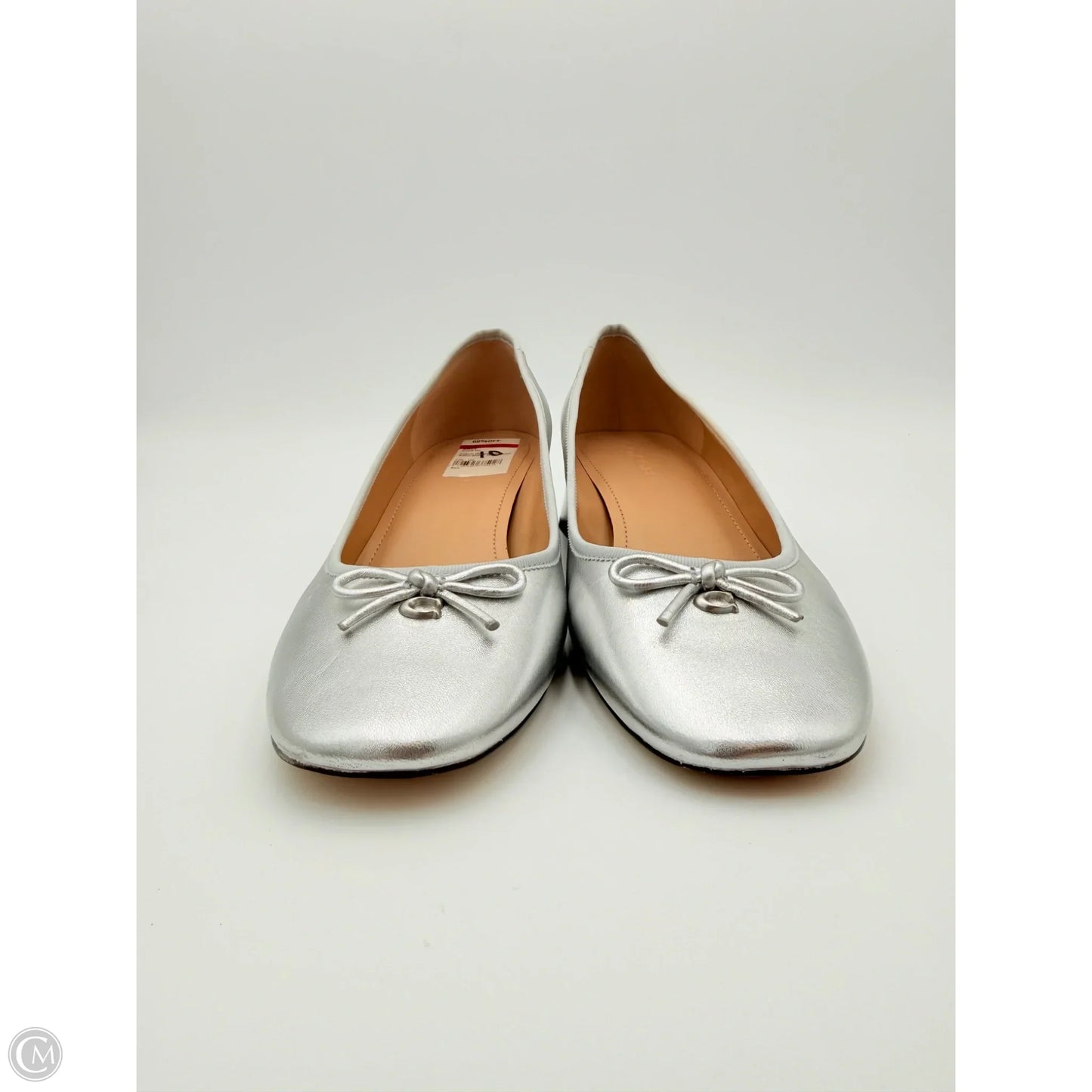 Shoes Designer By Coach In Silver, Size: 10