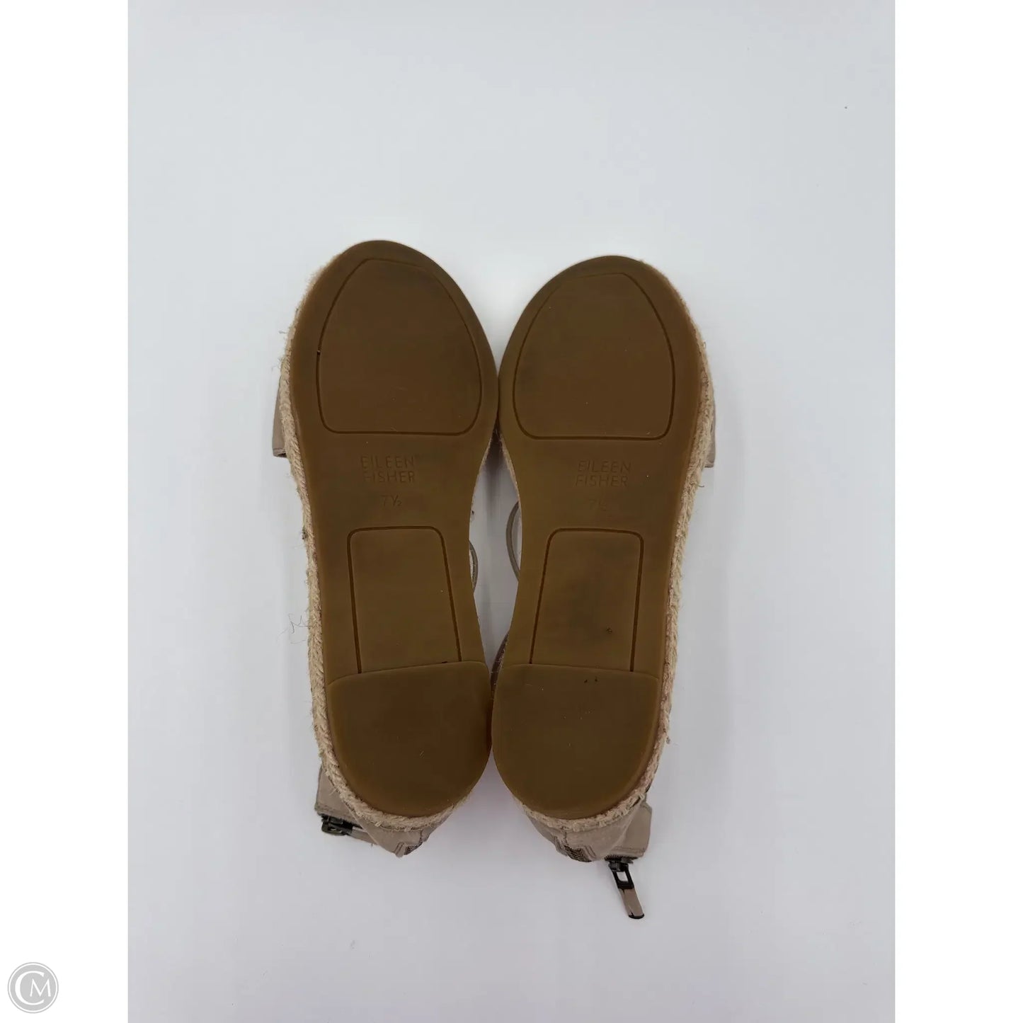 Sandals Flats By Eileen Fisher In Tan, Size: 7.5