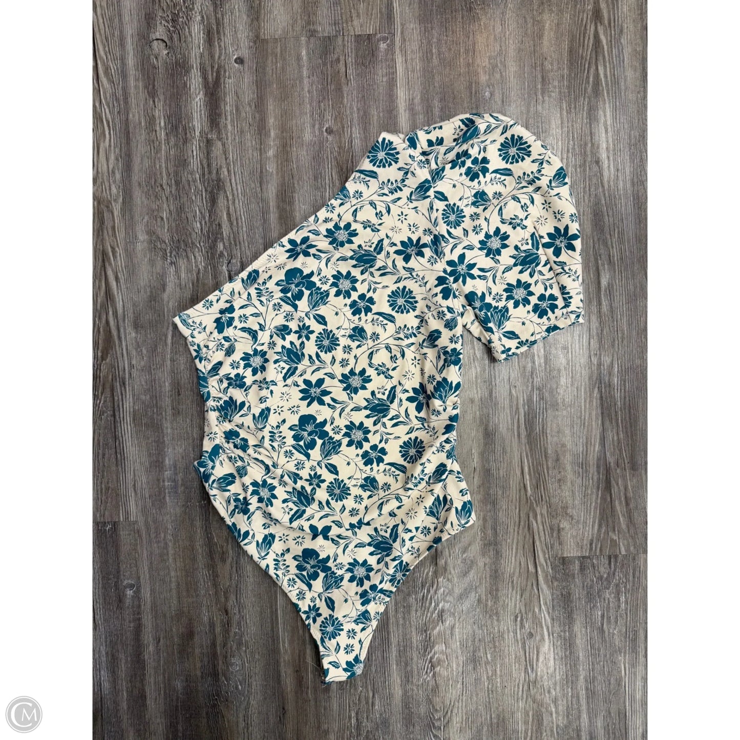 Bodysuit By Free People In Blue & White, Size: M