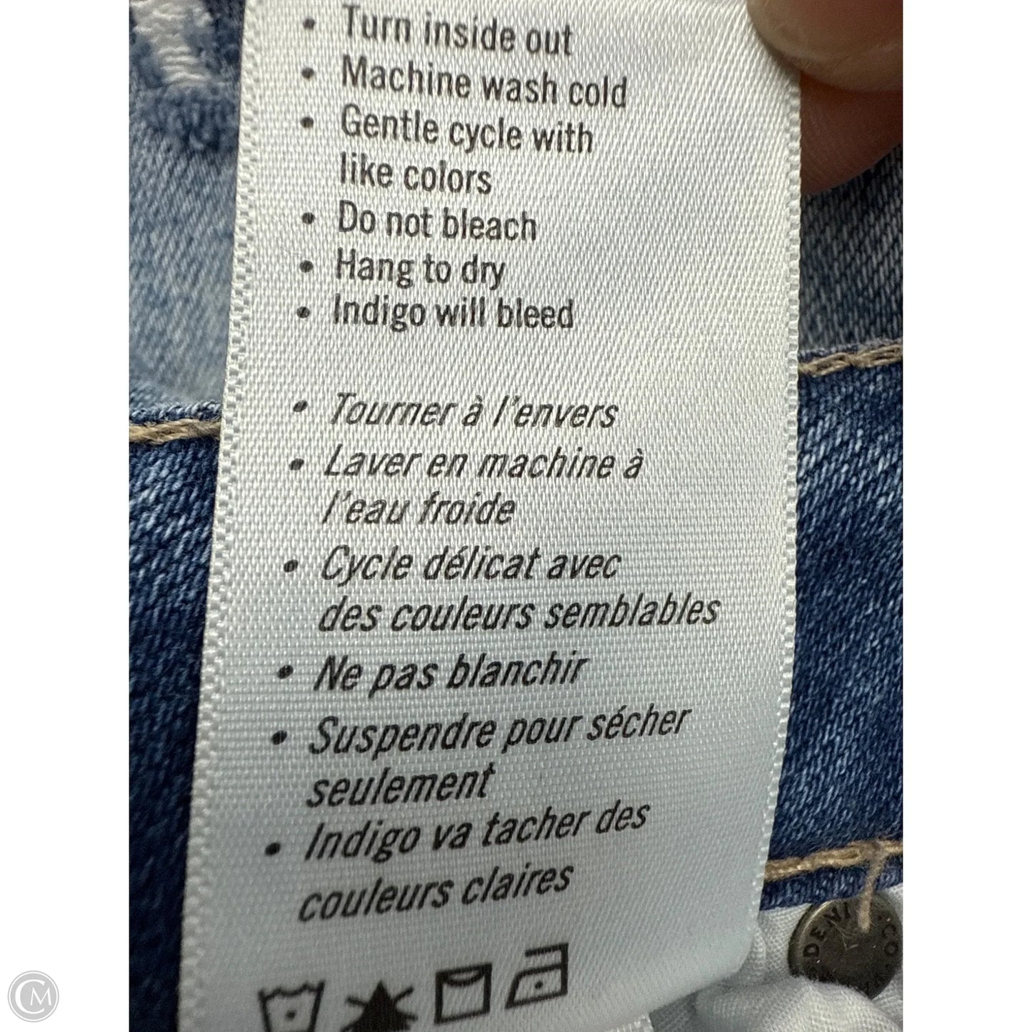 Shorts By Paige In Blue Denim, Size: 0