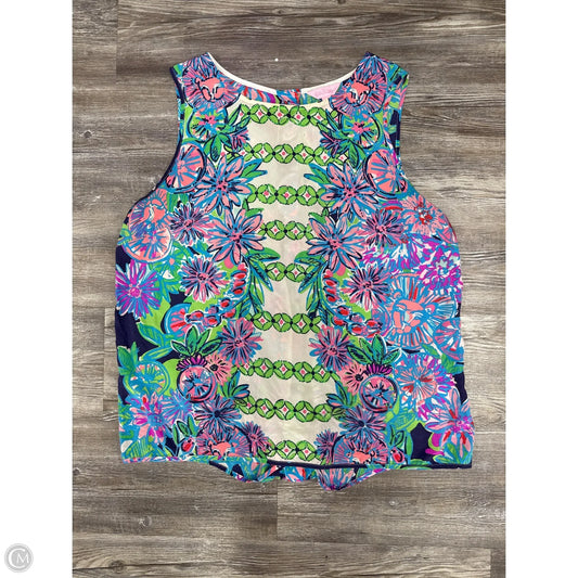 Top Sleeveless Designer By Lilly Pulitzer In Multi-colored, Size: Xl