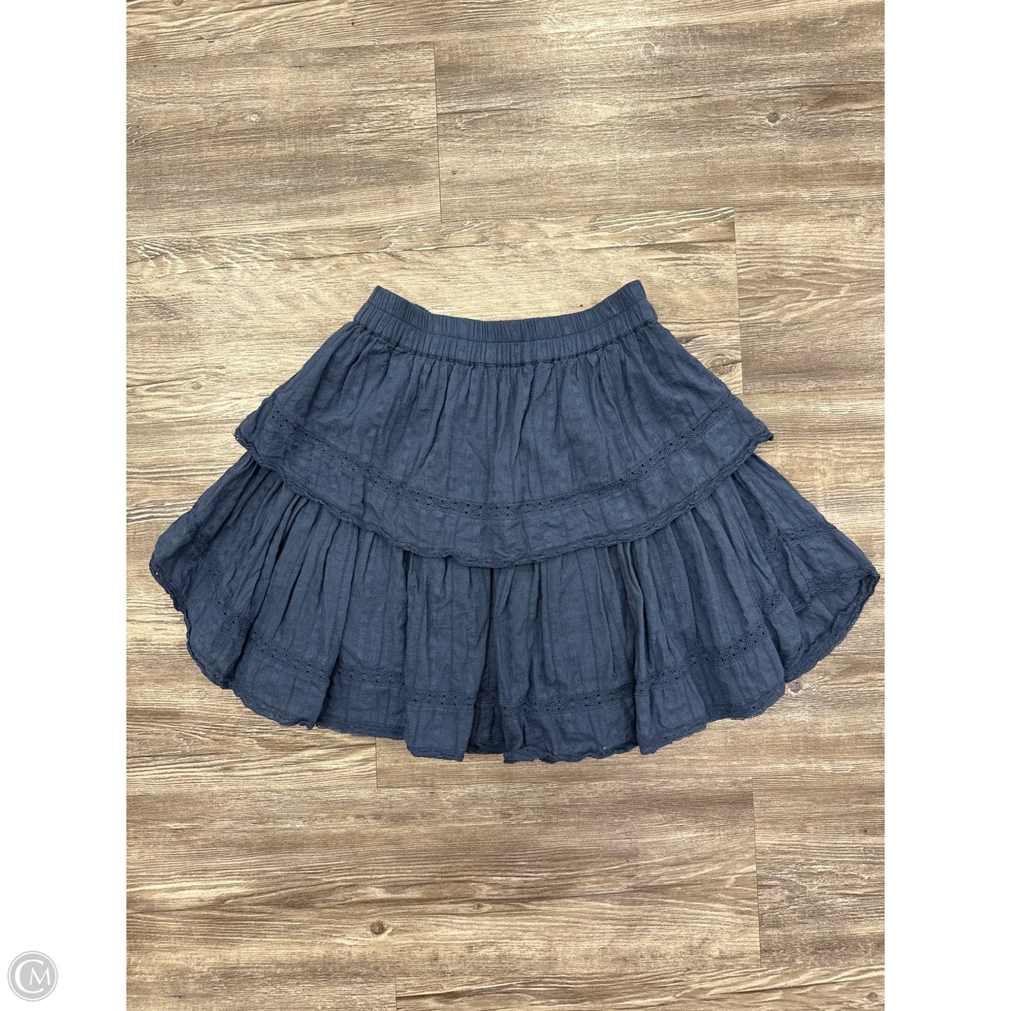 Skirt Mini & Short By Cmb In Blue, Size: Xs