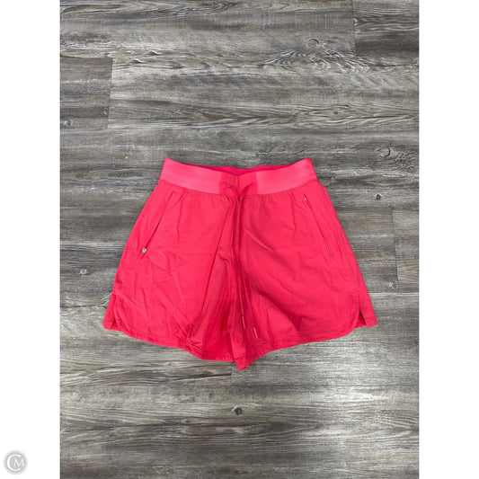Athletic Shorts By Lululemon In Coral, Size: 4