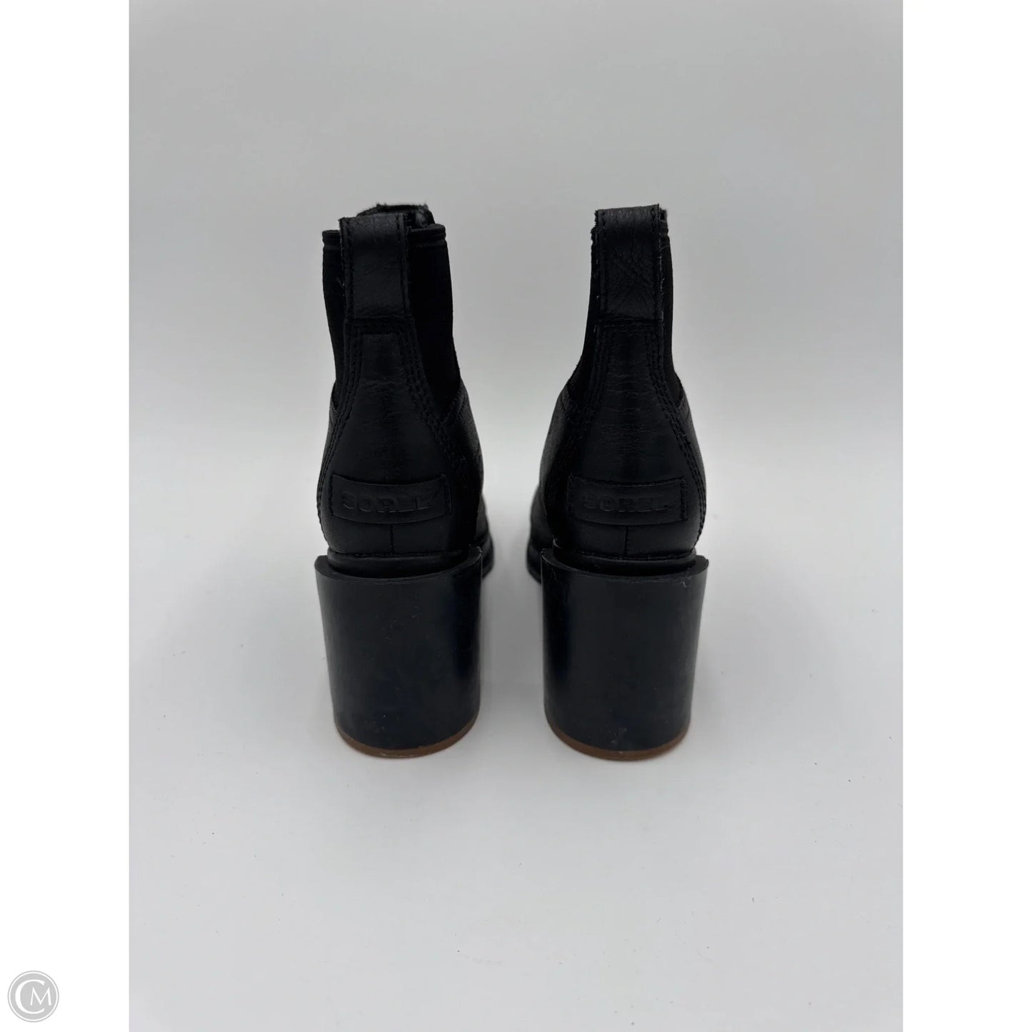 Boots Ankle Heels By Sorel In Black, Size: 6.5