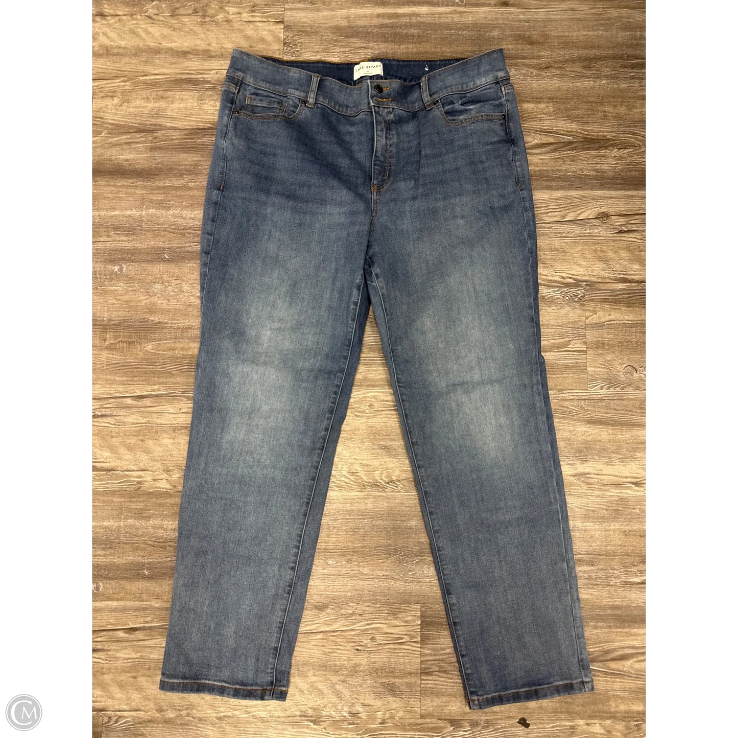 Jeans Boot Cut By Lane Bryant In Blue Denim, Size: 20