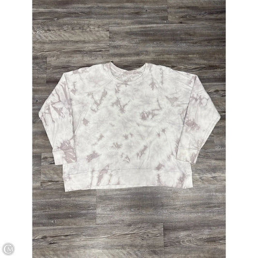 Athletic Sweatshirt Crewneck By Athleta In Multi-colored, Size: 2x