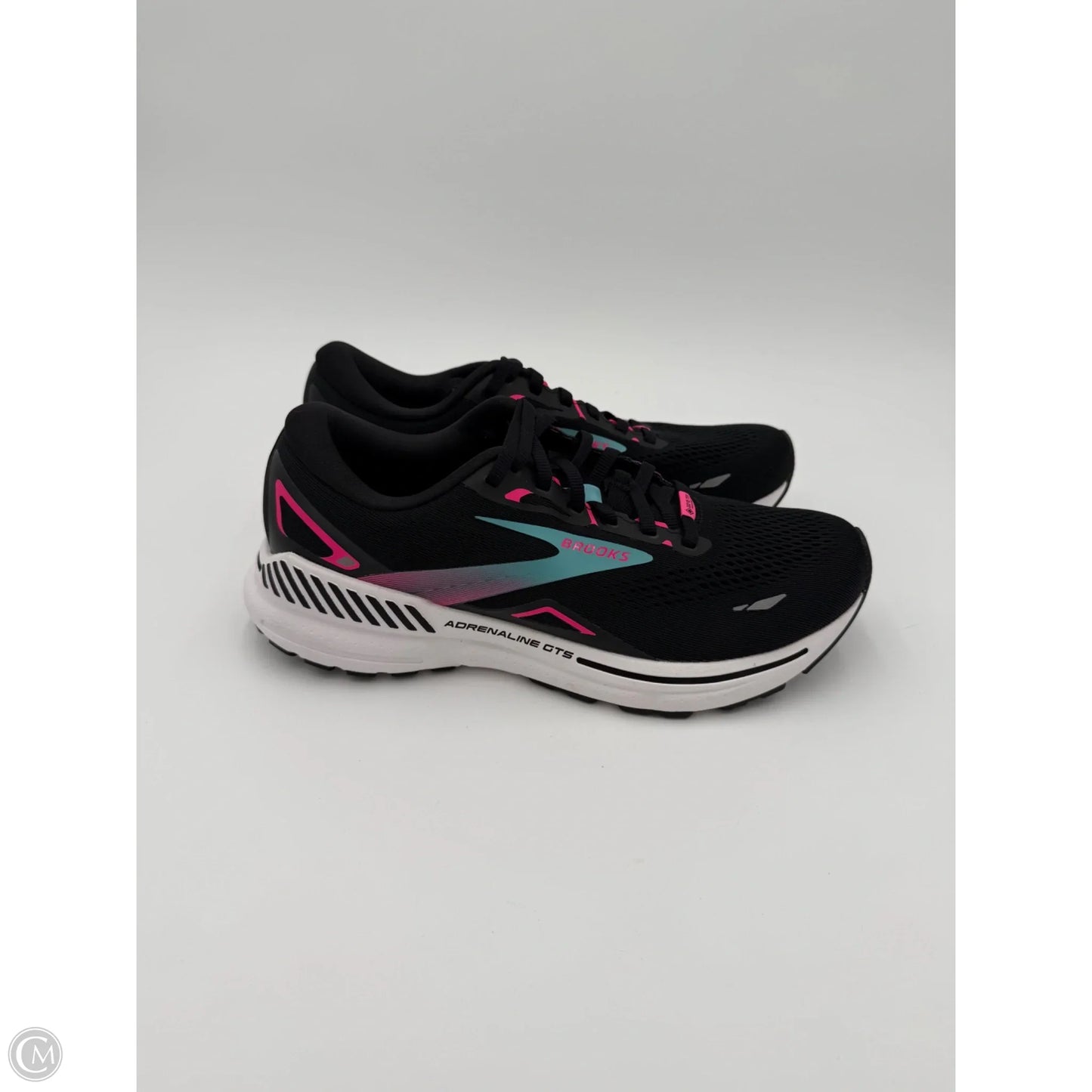 Shoes Athletic By Brooks In Black & Pink, Size: 10.5