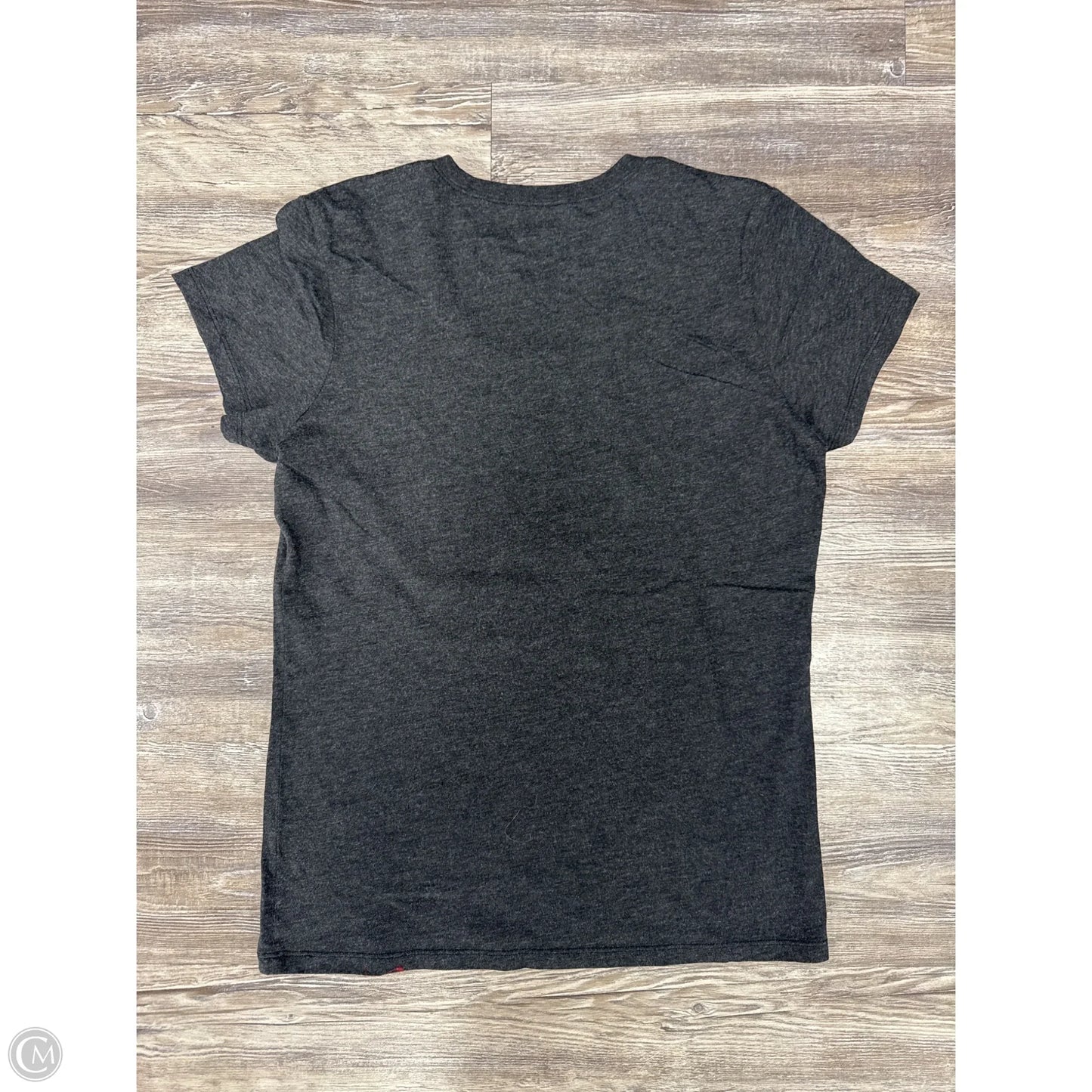 Athletic Top Short Sleeve By ‘47 In Grey & White, Size: M