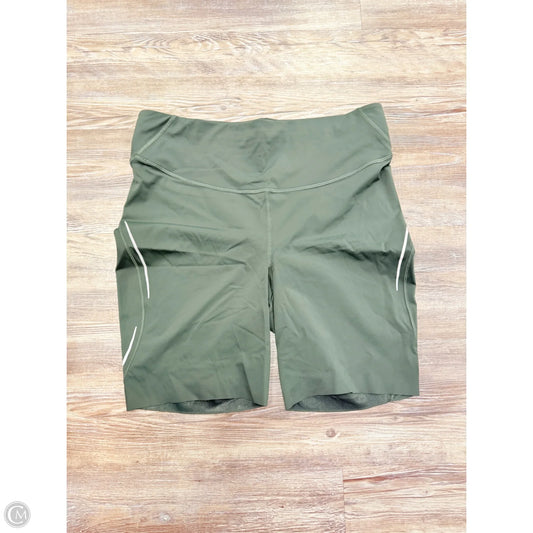 Athletic Shorts By Lululemon In Green, Size: 14