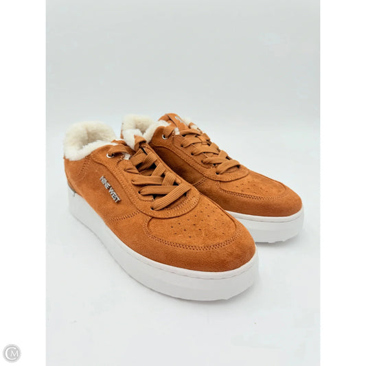 Shoes Sneakers By Nine West In Brown, Size: 10.5