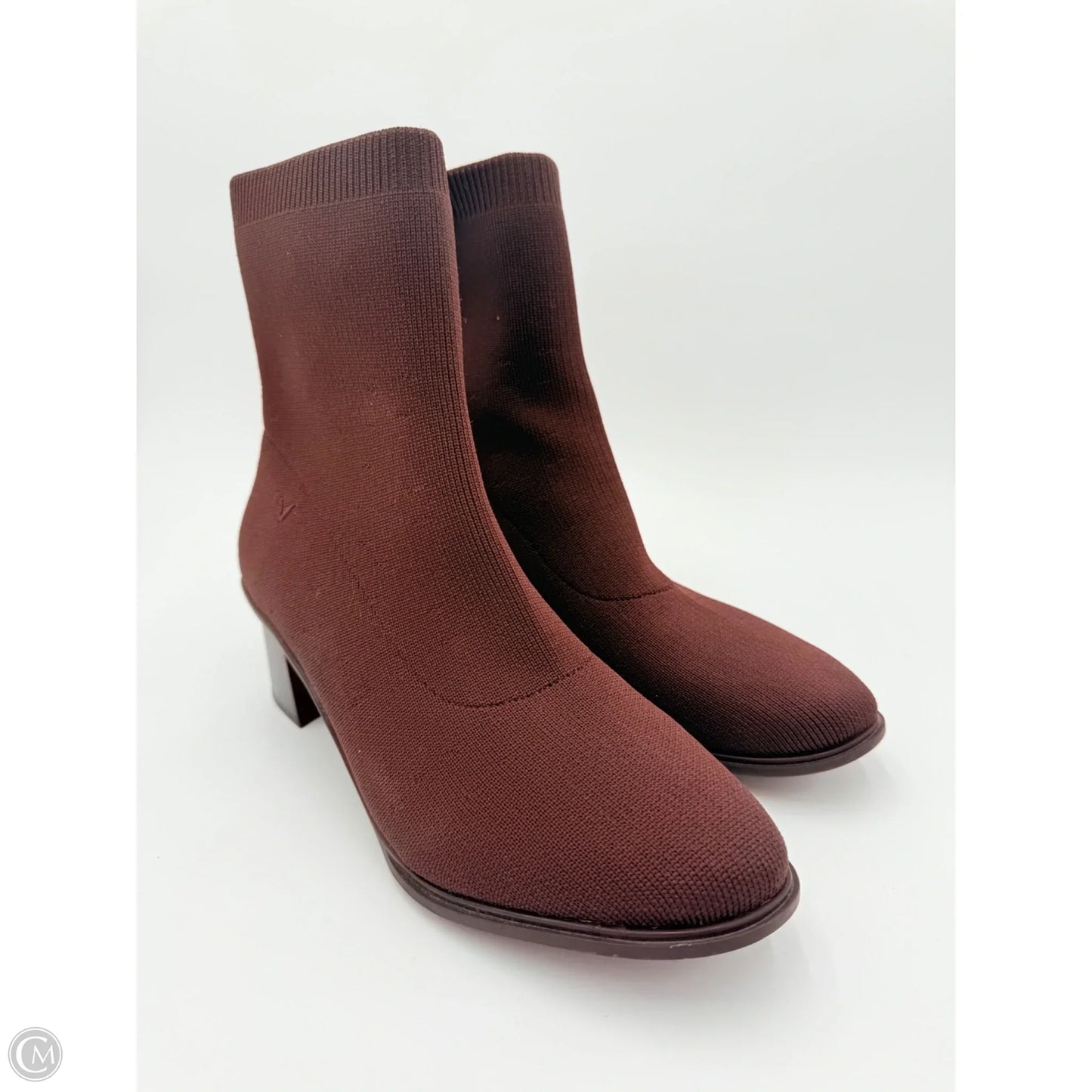 Boots Ankle Heels By Vivaia In Brown, Size: 11