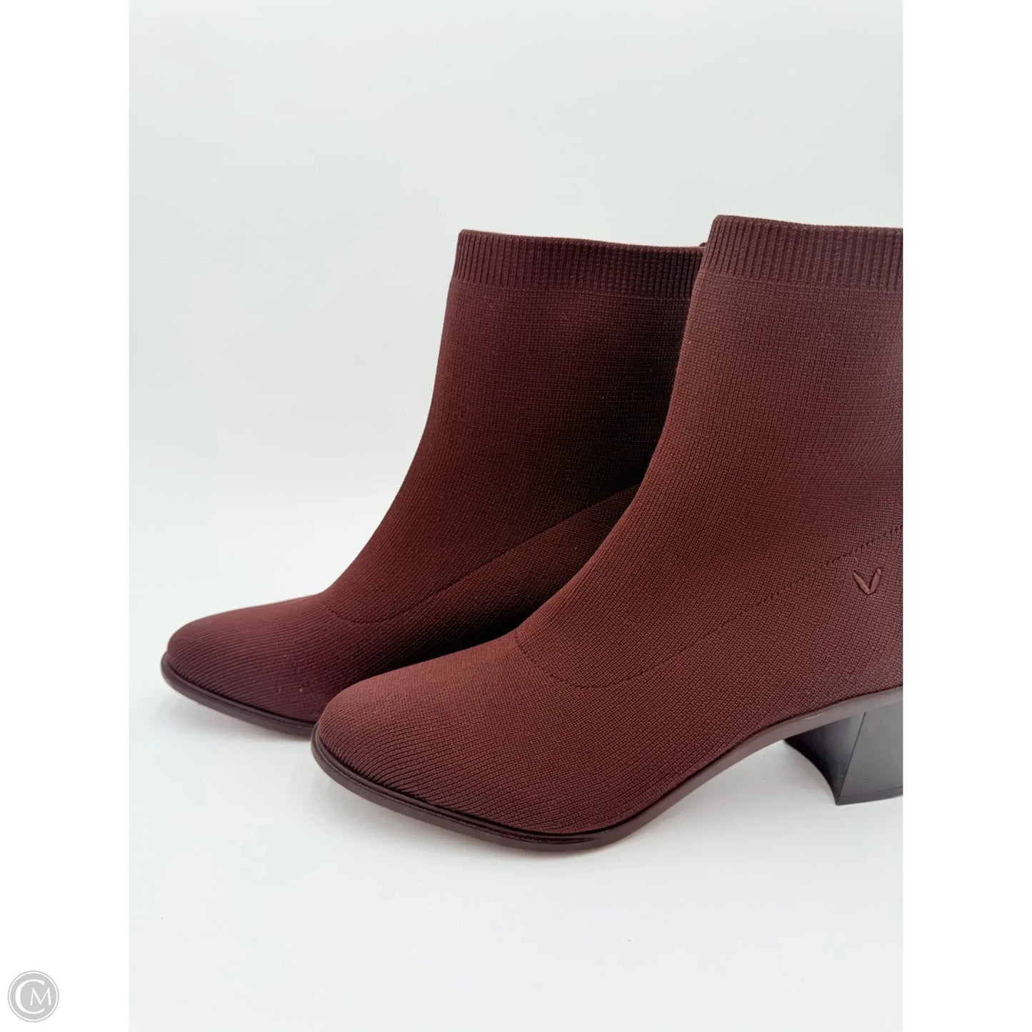 Boots Ankle Heels By Vivaia In Brown, Size: 11