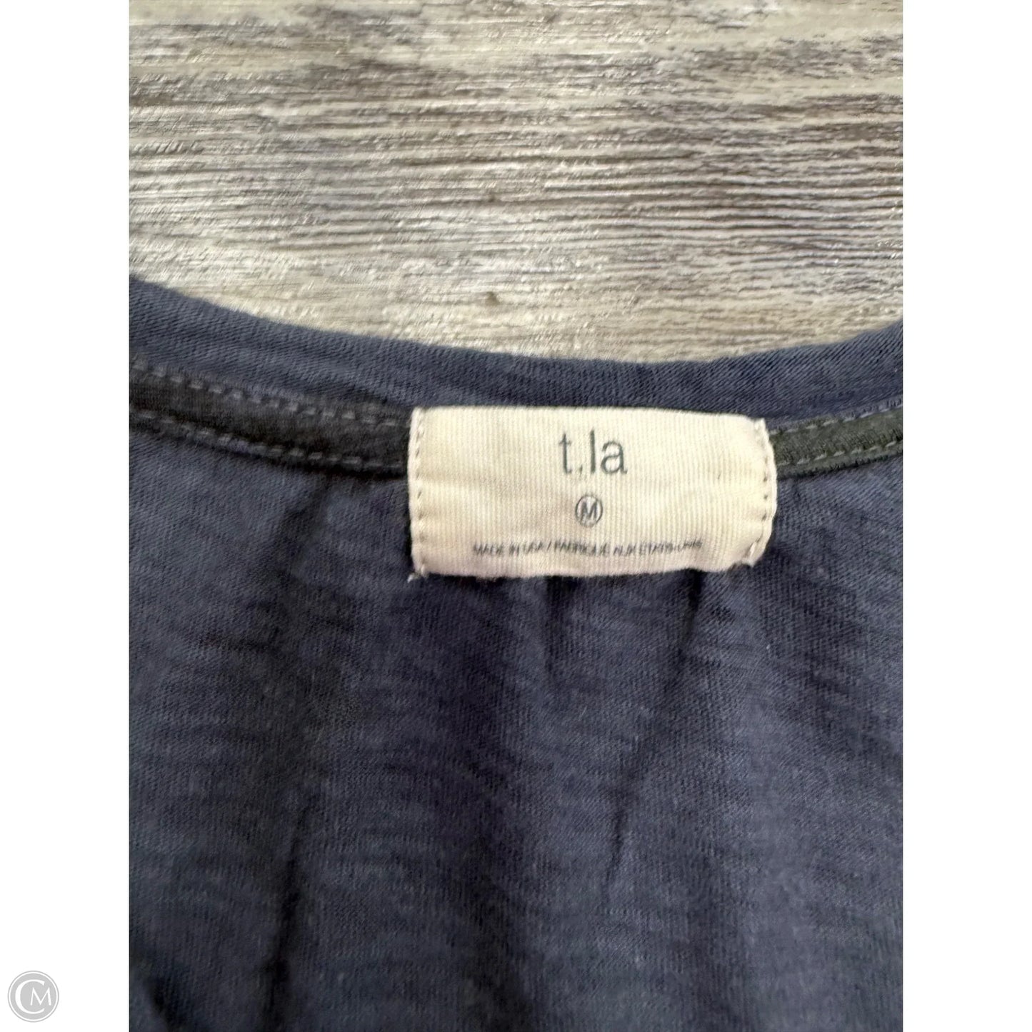 Top Short Sleeve Basic By T.la In Floral Print, Size: M