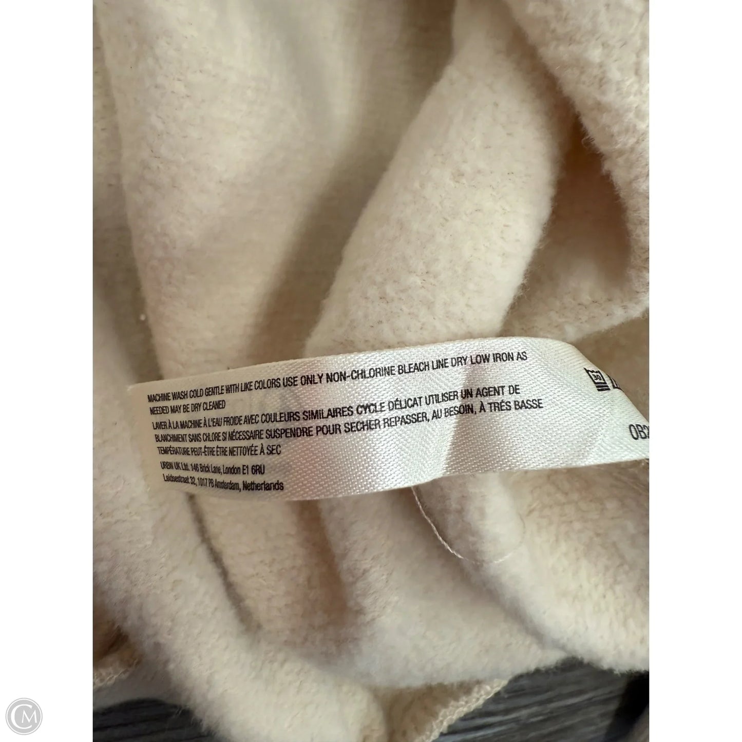 Sweatshirt Crewneck By Anthropologie In Cream, Size: M