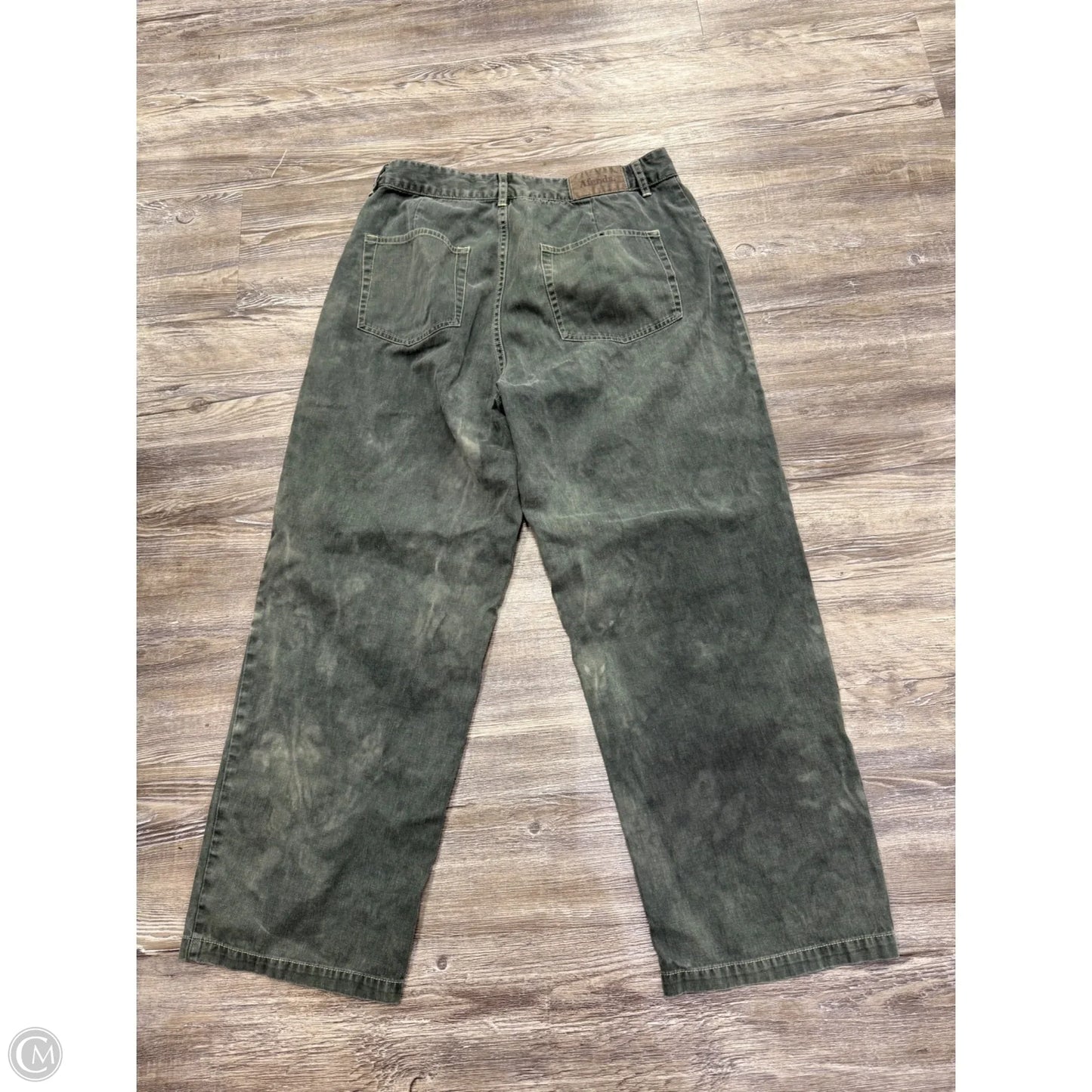 Jeans Wide Leg By Afends In Green, Size: 10