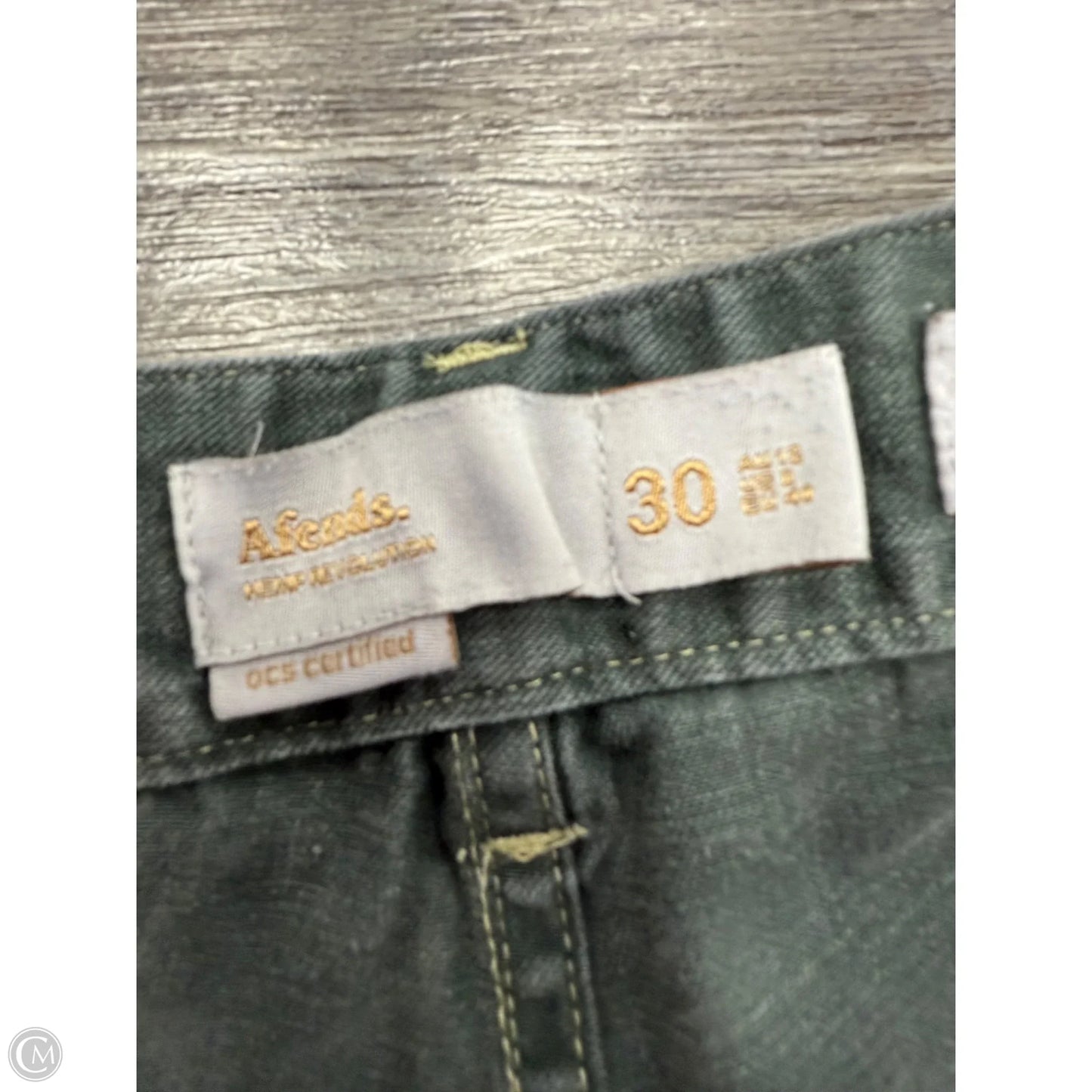 Jeans Wide Leg By Afends In Green, Size: 10