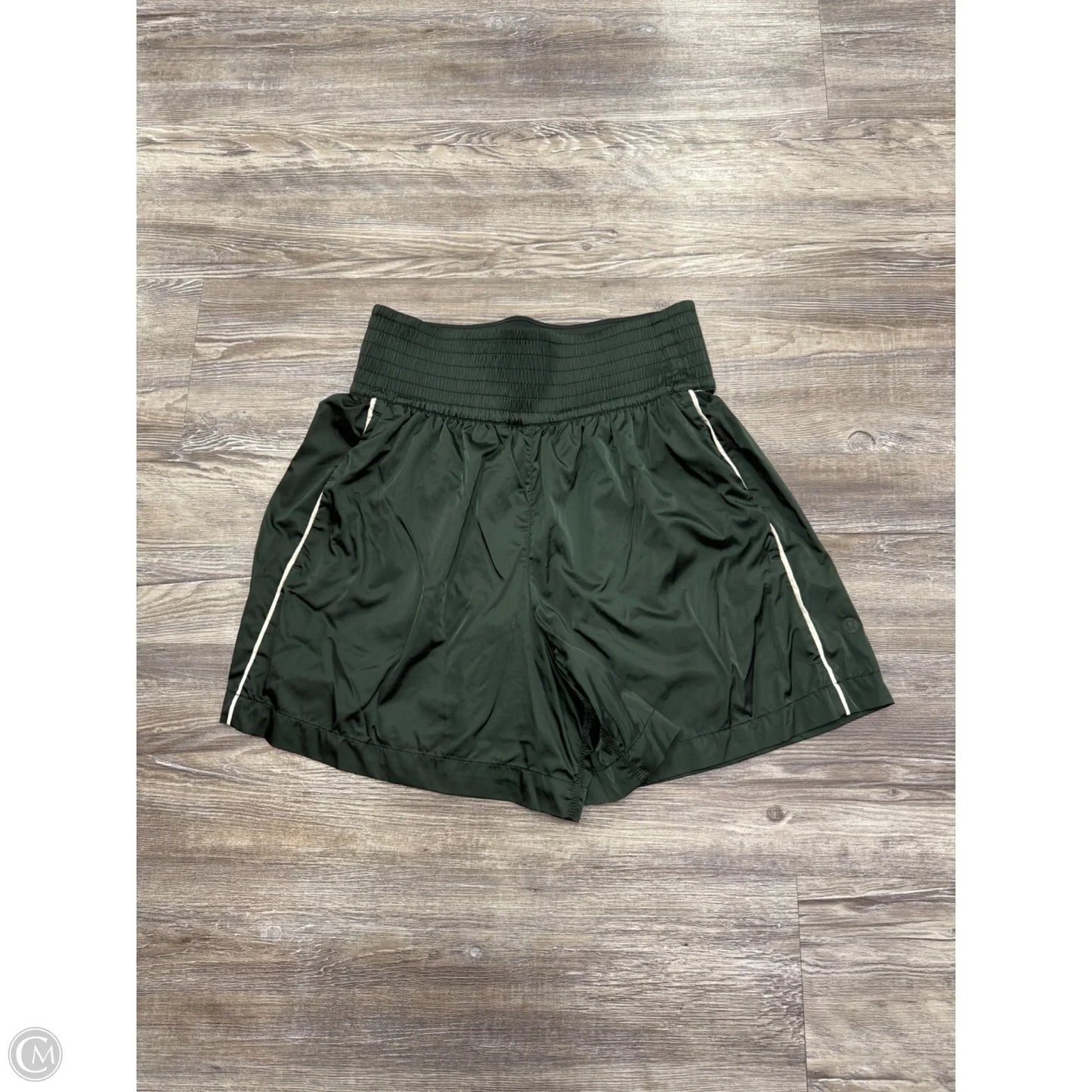 Athletic Shorts By Lululemon In Green, Size: S