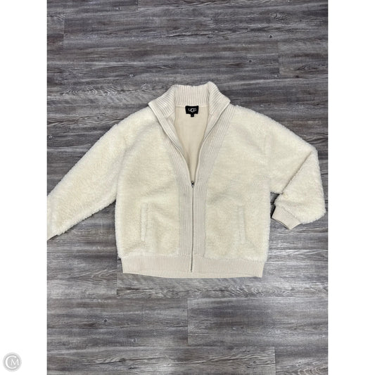 Jacket Designer By Ugg In Cream, Size: Xl