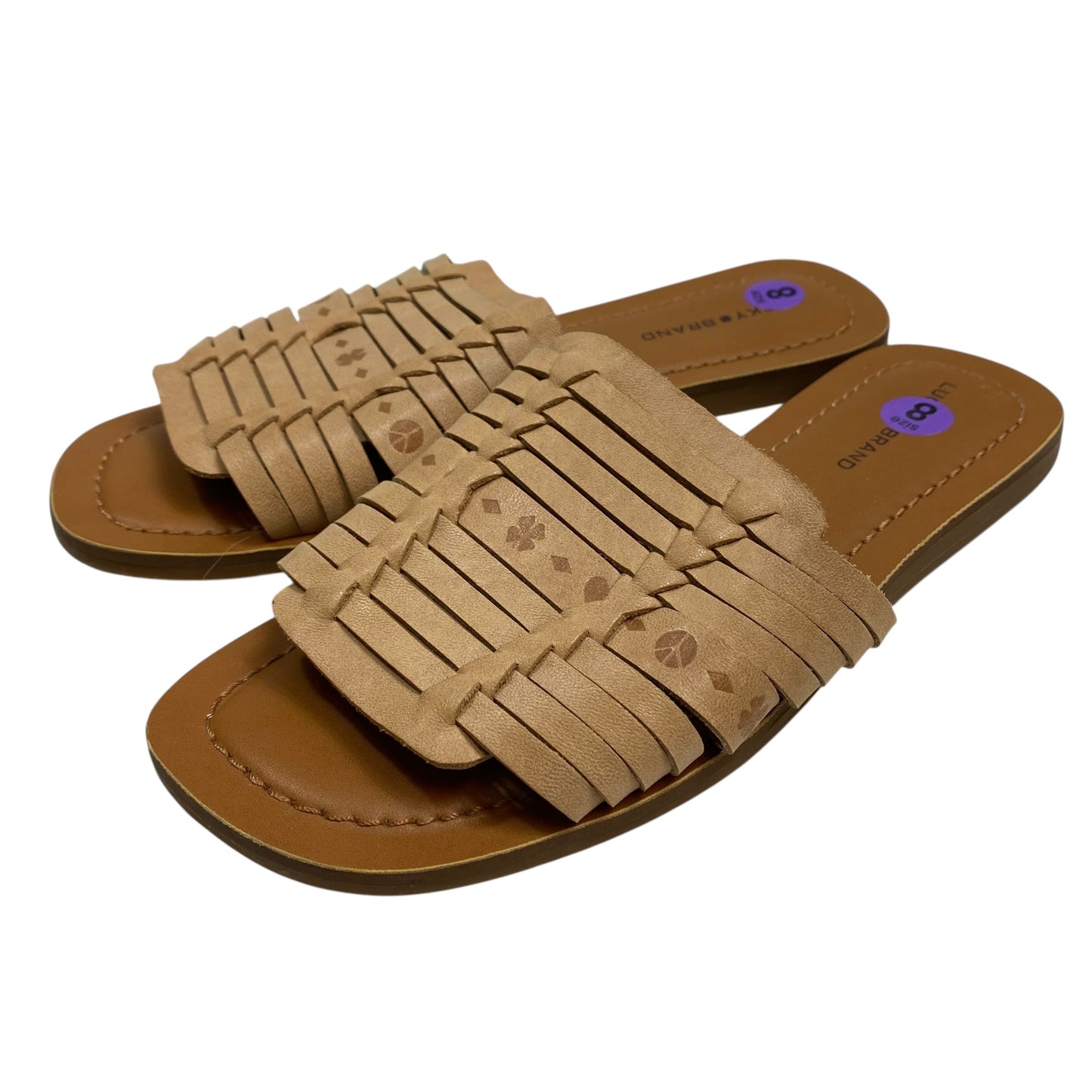 Sandals Flats By Lucky Brand In Tan, Size:8